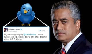 Union Budget 2017: Budget to be postponed by a day according to Rajdeep Sardesai’s Twitter?