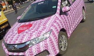 Fake WhatsApp message of Lover decorating car with Rs 2000 currency notes on Valentine’s Day 2017 is going viral!