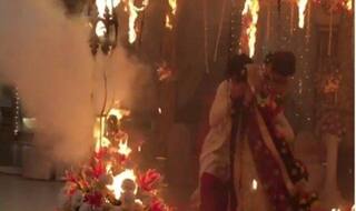 इस फेमस शो की शूटिंग के दौरान लगी आग, एक्ट्रेस को लगा हो रही है शूटिंग