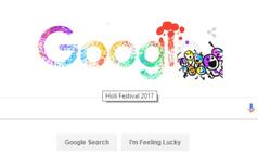 Holi Festival 2017: Google celebrates the Indian festival with Colourful Doodle