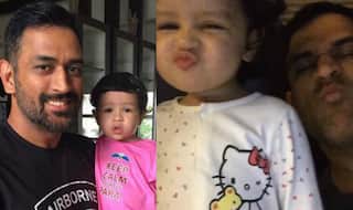 MS Dhoni's daughter Ziva utters VIVO IPL 2017 teams' names minus dad's Rising Pune Supergiants side! Watch cute video