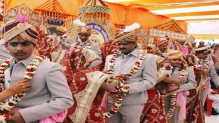 Union Minister Thawar Chand Gehlot Gets Grandson Married in Mass Wedding Ceremony