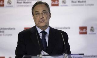 Real Madrid president Florentino Perez says club's values based on humility, respect