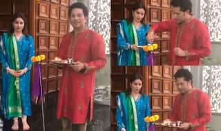 Sachin Tendulkar with wife Anjali celebrate Gudi Padwa, wishes 'Gudi Padwa Hardik Shubhechha' in a sweet video!