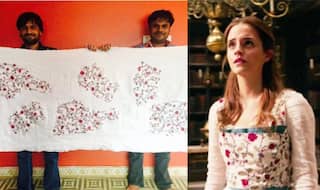 Emma Watson's Beauty and the Beast costume was made in India! See Gujarati Artist's eye catching dress!