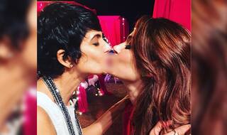 OMG! Mandira Bedi's kisses bestie Shaheen Abbas on the lips, gets trolled!
