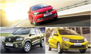 Tata Tiago AMT vs Renault Kwid AMT vs Maruti Celerio AMT - Feature, Specs and Price Comparison