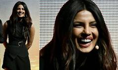 Priyanka Chopra kickstarts Baywatch promotions with a sultry LBD, immense laughter and candid moments! View Pics!
