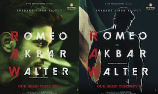 Romeo Akbar Walter Poster out: Sushant Singh Rajput unveils his RAW look and we are hooked