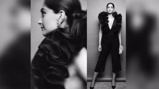 Sonam Kapoor goes braless and bold at The Party Starter Anthem launch! In Pictures and Videos!