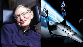 Stephen Hawking will travel to space on Richard Branson's Virgin Galactic spacecraft