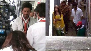 Fans frenzy for Shah Rukh Khan on the sets of Imtiaz Ali's next in Punjab (Watch Video)