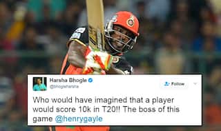 Chris Gayle becomes first batsman to reach 10,000 runs in T20 cricket: Twitter fans erupt in joy!