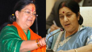 PM Modi likely to reshuffle Cabinet, Sushma Swaraj might be replaced by Vasundhara Raje; OM Mathur may be next Rajasthan CM: Report