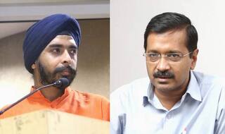 MCD Elections 2017: Arvind Kejriwal gifted bricks by BJP Spokesperson Tajinder Bagga!
