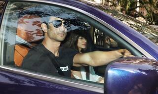 Sushant Singh Rajput reacts to his pics of going for a drive with Kriti Sanon