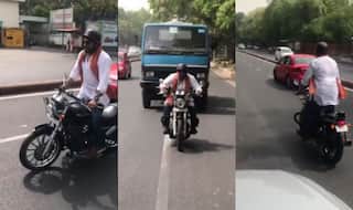 Babul Supriyo stands for PM Modi’s red beacon ban by riding his bike! Twitter trolls MP for dangerous stunts, violating traffic rules