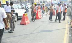 Chennai: Crack develops on Mount road; traffic suspended