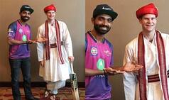 IPL 2017: Ajinkya Rahane makes Captain Steven Smith dress up as a Maratha and speak Marathi too! (Watch video)