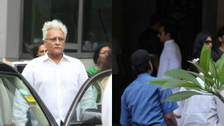 Vinod Khanna’s family members arrive for the actor’s last rites – View Pics