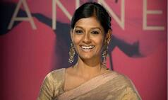 Nandita Das looked every bit graceful in an Anavila zari saree at Cannes Film Festival 2017!