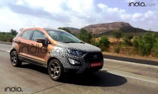 Ford EcoSport 2017 spy images reveal new red colour option; Expected launch date, price & features