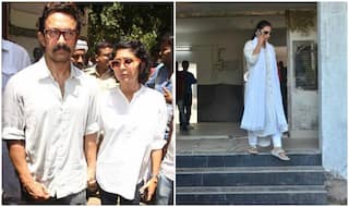 Reema Lagoo no more: Aamir Khan-Kiran Rao, Kajol reach the late actress's residence to pay their respects (see pictures)