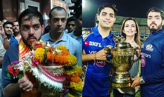 Anant Ambani takes IPL 2017 winners' trophy to Siddhivinayak Temple: Pictures of Mumbai Indians owner go viral!