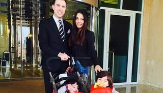 Celina Jaitly and husband Peter Haag are expecting twins for the second time!