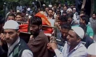 Lt Ummer Fayaz laid to rest, stone pelting reported at his funeral in Kashmir