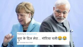 Narendra Modi and Angela Merkel handshake jokes is a passé, the memes on their viral picture is where the fun lies!