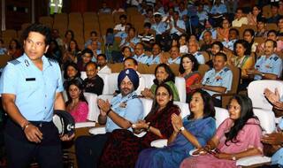 Sachin Tendulkar receives standing ovation at special screening of biopic Sachin: A Billion Dreams from armed forces