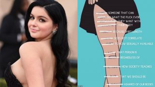 Ariel Winter burns online slut shamers with a thought-provoking picture on Instagram