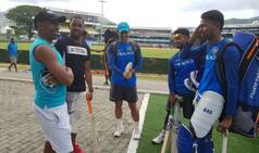 India vs West Indies 1st ODI 2017: Bravo brothers visit Team India camp