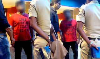Bizarre Moral Policing video from Bangalore's Forum Mall: Guy wearing T-Shirt written 'Stop Jerking, Start Fuc*ing' asked to leave PVR