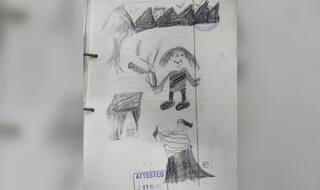 A 10-year-old sketches impression of her rape, convinced judge sends rapist to jail