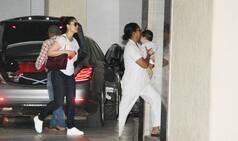 The cutest mother-son duo Kareena Kapoor Khan and Taimur Ali Khan spotted at Babita’s residence