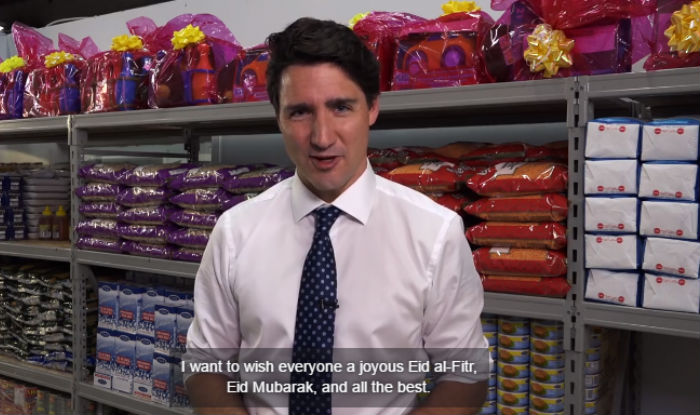Justin Trudeau Eid Wishes