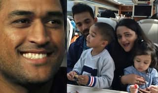 Ziva doesn’t miss dad MS Dhoni, chills with Zoravar Dhawan, Ajinkya Rahane and his wife Radhika!