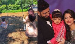 Aishwarya and Abhishek Bachchan enjoy some playtime with daughter Aaradhya, share cute pics on social media