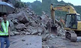 मौसम साफ होने के बाद अमरनाथ यात्रा फिर शुरू, सड़क पर गिरी चट्टानें हटाई गईं