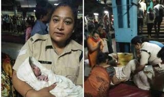 रेलवे स्टेशन पर हुआ लेबर पेन, पुलिसवाली ने कराई डिलीवरी