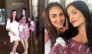 Pregnant Bollywood actresses Celina Jaitly & Esha Deol flaunt their baby bumps together in Dubai! See pictures