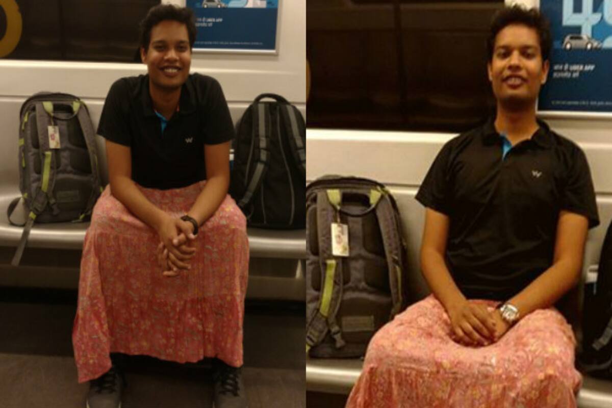 Delhi Men Wear Skirts Instead Of Pants See Pictures That Support