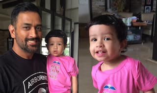 Father's Day 2017: MS Dhoni's adorable photos with daughter Ziva prove they are the coolest father-daughter duo!