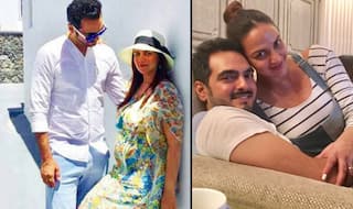 Pregnant Esha Deol and husband Bharat Takhtani enjoy their babymoon in the serene city of Greece! (View pictures)