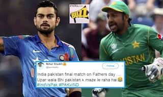 India vs Pakistan 2017 ICC CT Final: Twitter cannot stop making father-son connection ahead of Champions Trophy decider on Father’s Day