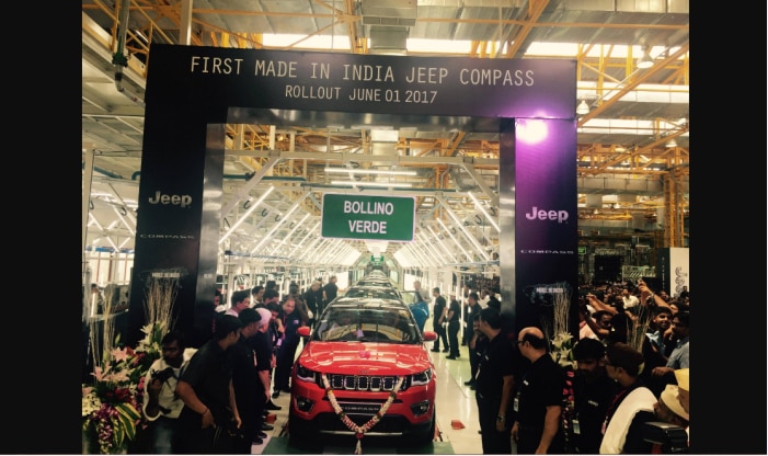 Jeep Compass rolls out from Fiat's facility with 65% percent localization; Launch date, Price in India, features & specs