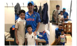 MS Dhoni, Virat Kohli and Yuvraj Singh thanked by Pakistan's Azhar Ali for taking time out to click pictures with his sons!