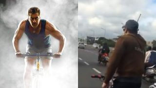 Salman Khan rides Being Human e-Cycle: Tubelight star shares video of his bike-ride on busy Mumbai Roads
